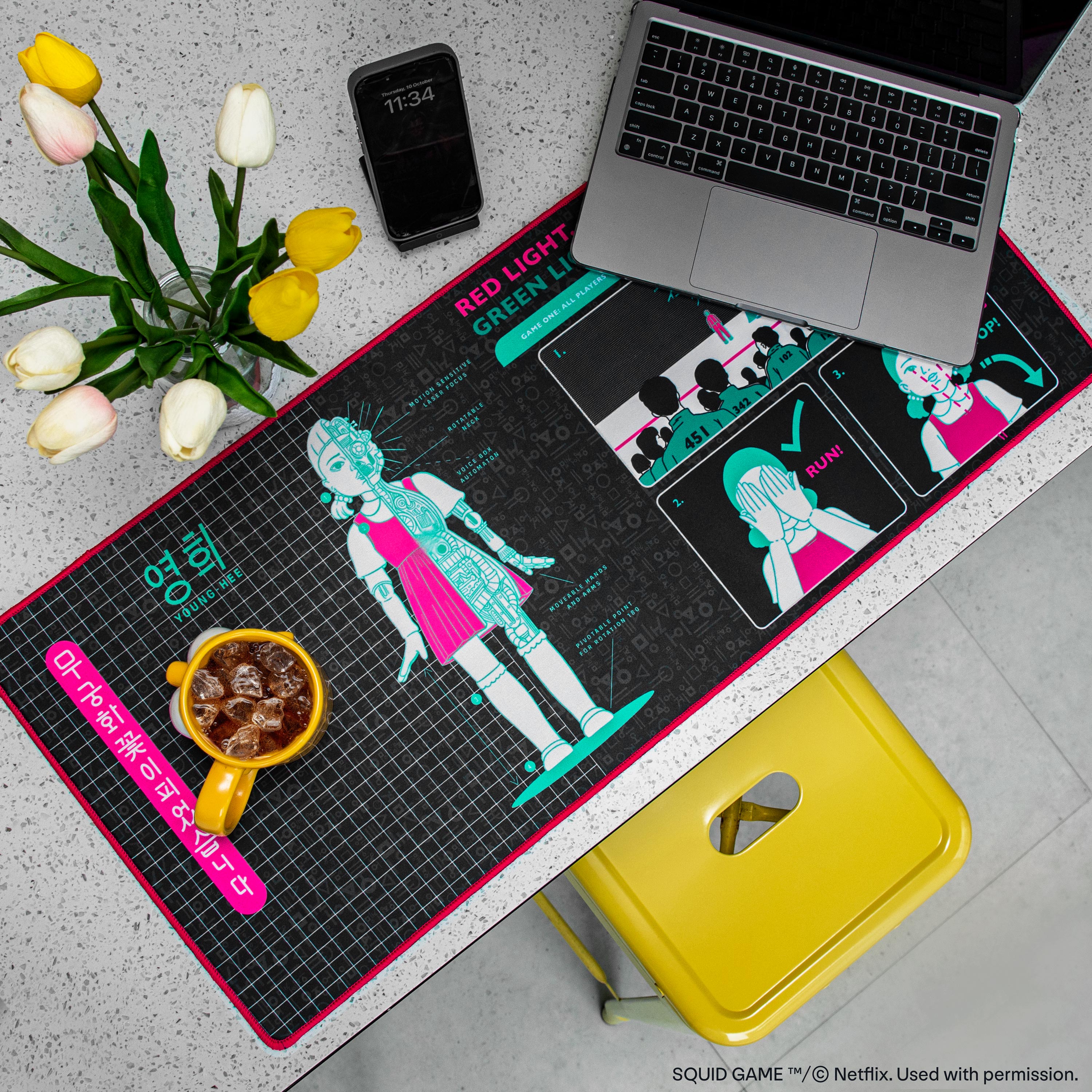 Young-hee Blueprint Desk Mat | Squid Game | Cinereplicas – Cinereplicas EU
