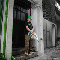 Sakamoto Sidekick Club Transparent Umbrella