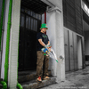 Sakamoto Sidekick Club Transparent Umbrella