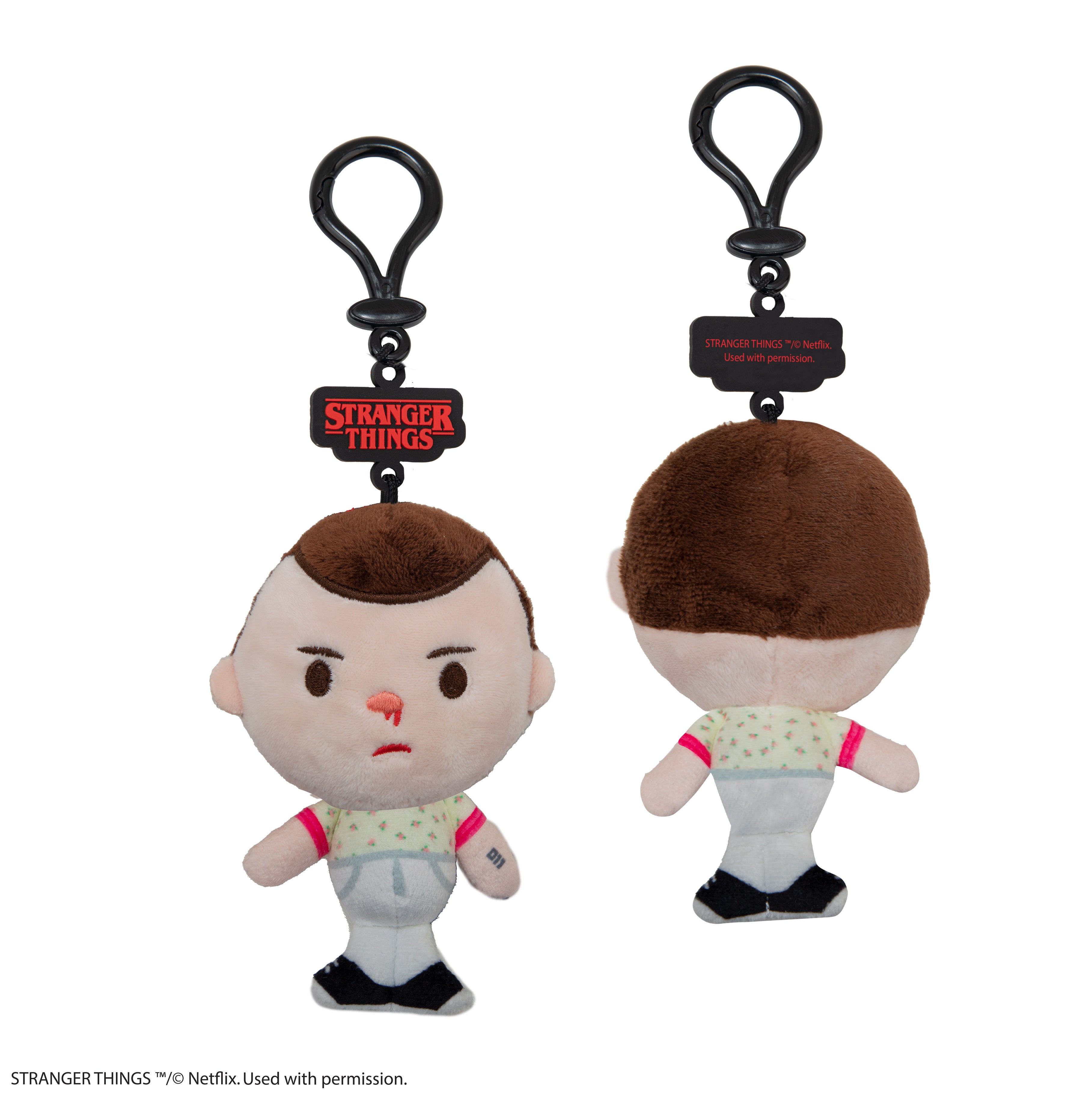 Portachiavi Undici Di Stranger Things, In Resina E Acciaio, Ispirato Alla Serie TV, Idea Regalo Per Fan