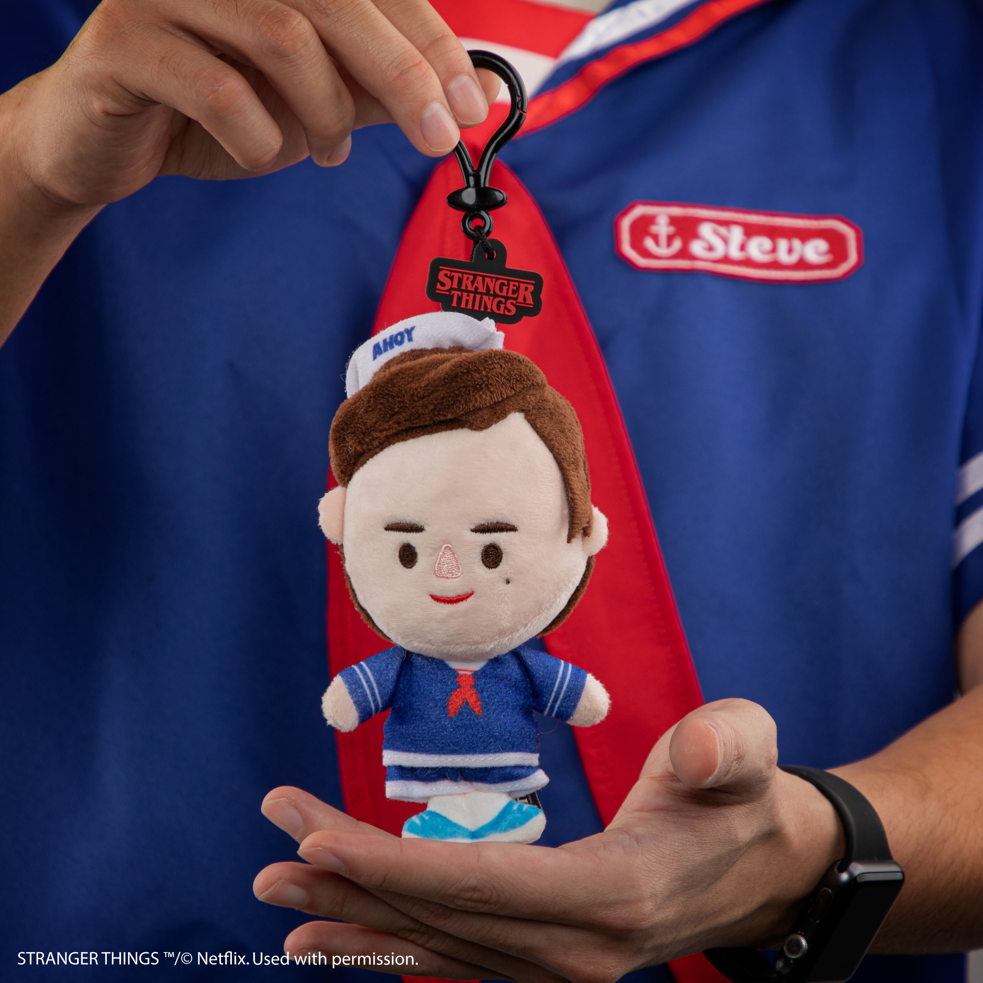Steve Keychains Steve Keyring Plush | Stranger Things | Cinereplicas – Cinereplicas EU