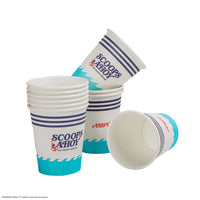 Set of 24 Scoops Ahoy Paper Cups