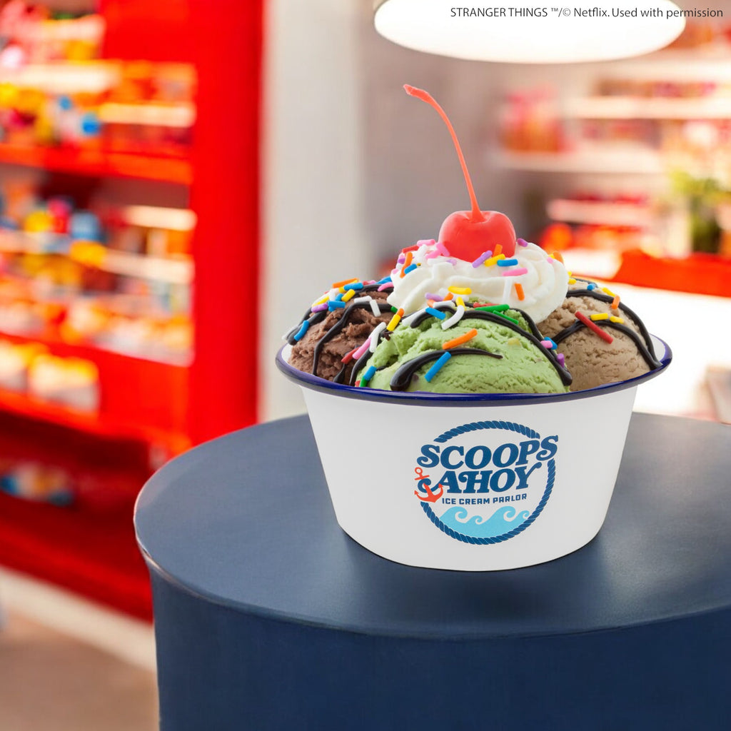 Bol à glace Scoops Ahoy avec chapeau de marin