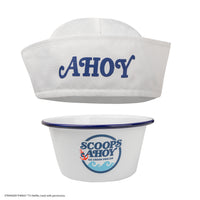 Bol à glace Scoops Ahoy avec chapeau de marin