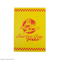 Surfer Boy Pizza Hardcover Notebook