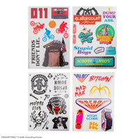 Set of 43 Stranger Things Temporary Tattoos