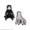 Set of 2 Wednesday Doll & Thing Pins