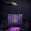 Borsa della spesa viola dell'Accademia Nevermore