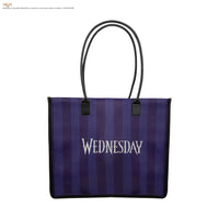 Sac de shopping violet de l'Académie Nevermore