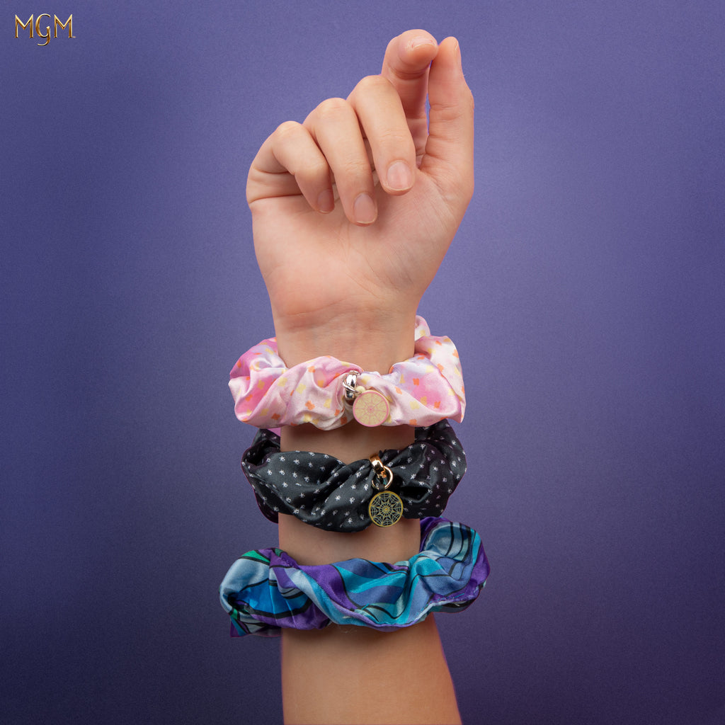 Conjunto de 3 Scrunchies de Miércoles