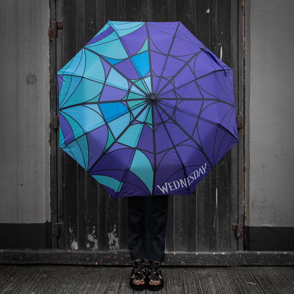 Mittwoch-Buntglas-Regenschirm
