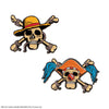 Conjunto de 2 pines de Luffy y Buggy