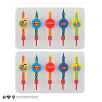 Set di 10 candele di compleanno di Superman