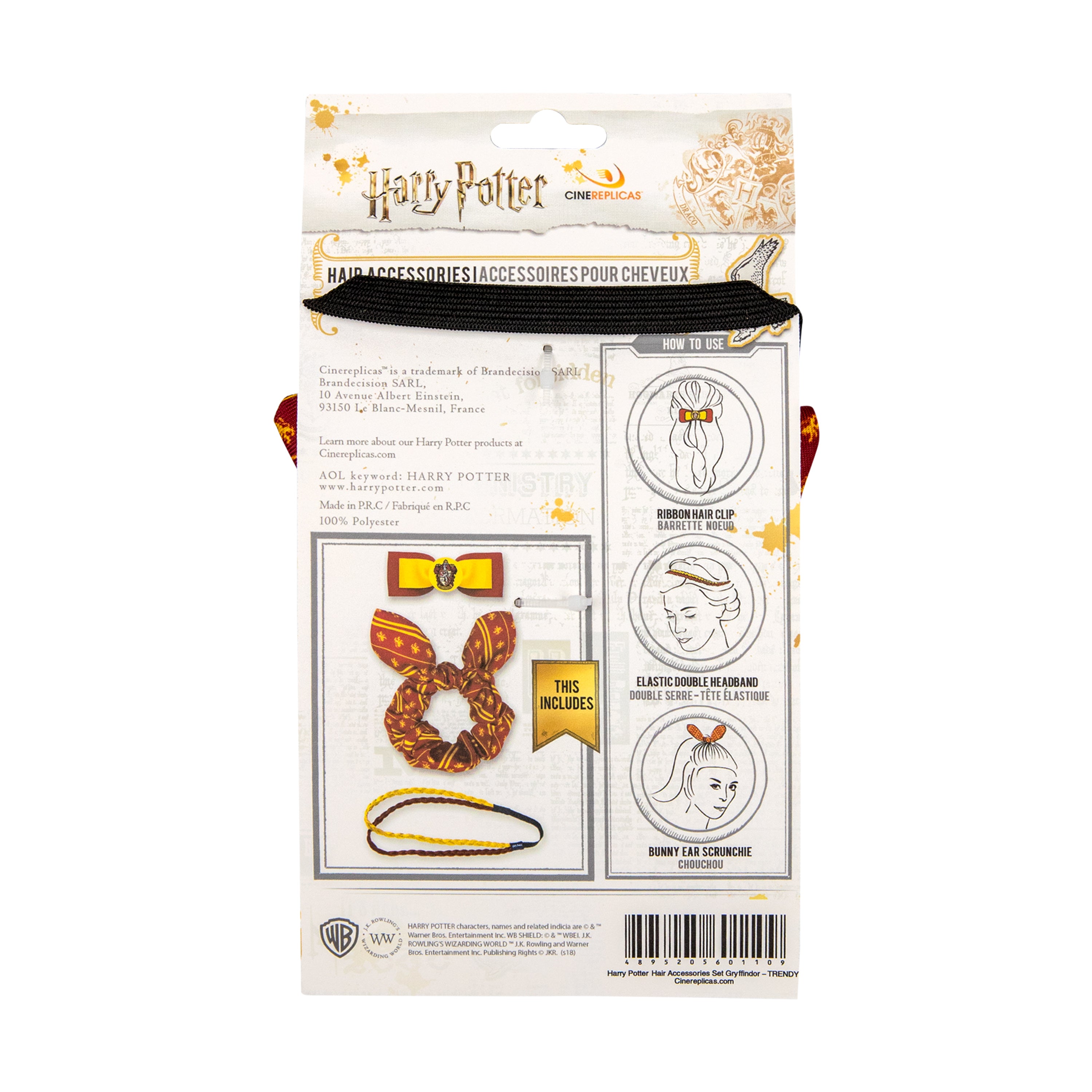 Accessoires pour cheveux Gryffondor - Boutique Harry Potter