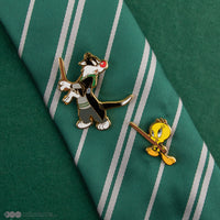 Set of 2 Tweety & Sylvester at Hogwarts Pin Badges