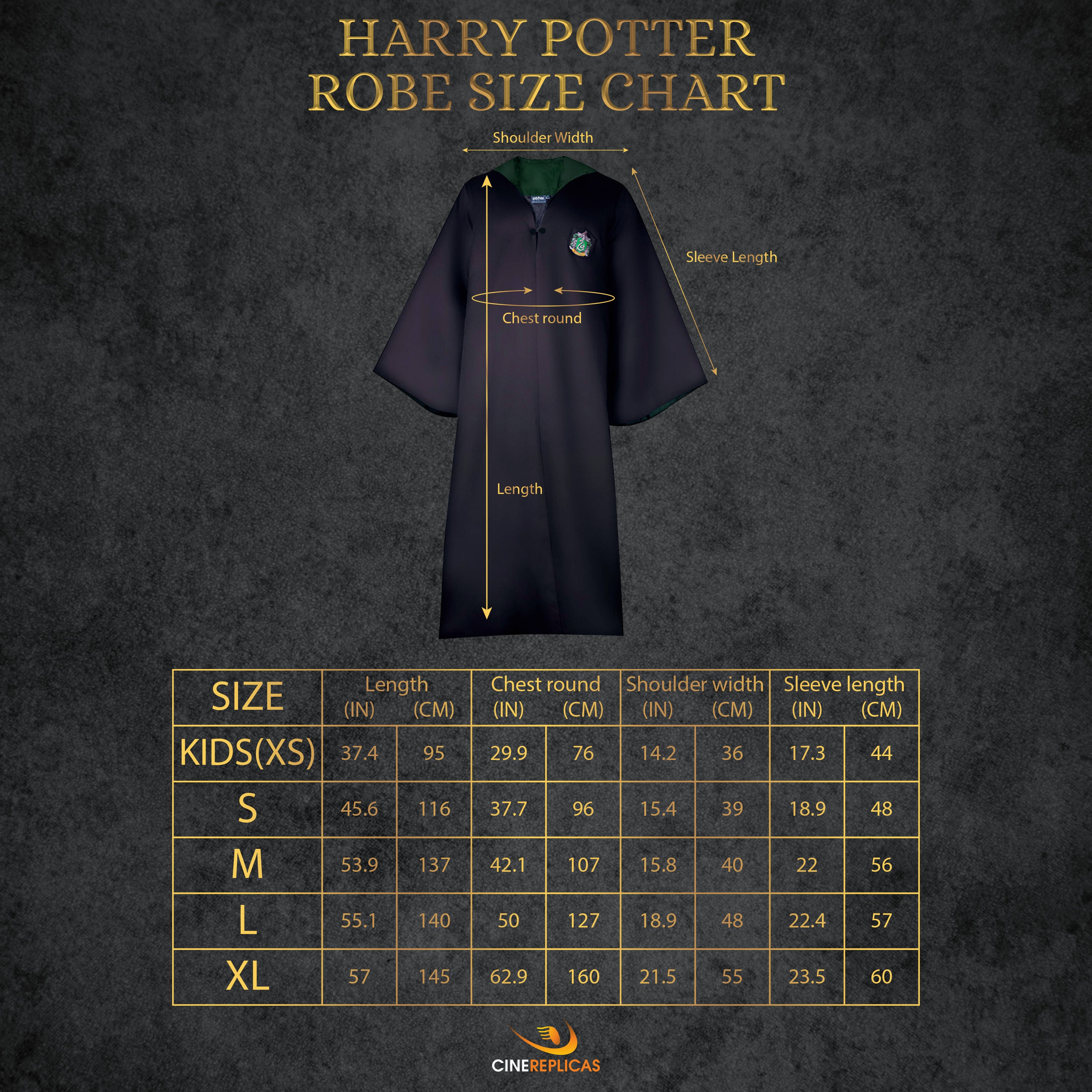 Adult Slytherin Robe - Harry Potter