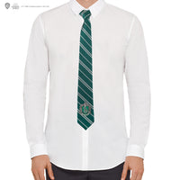 Slytherin-Krawatte mit gewebtem Wappen für Erwachsene