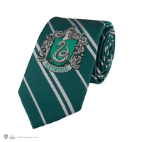 Slytherin-Krawatte mit gewebtem Wappen für Erwachsene